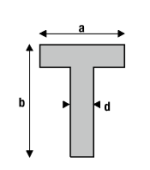 aluminium T-profiel